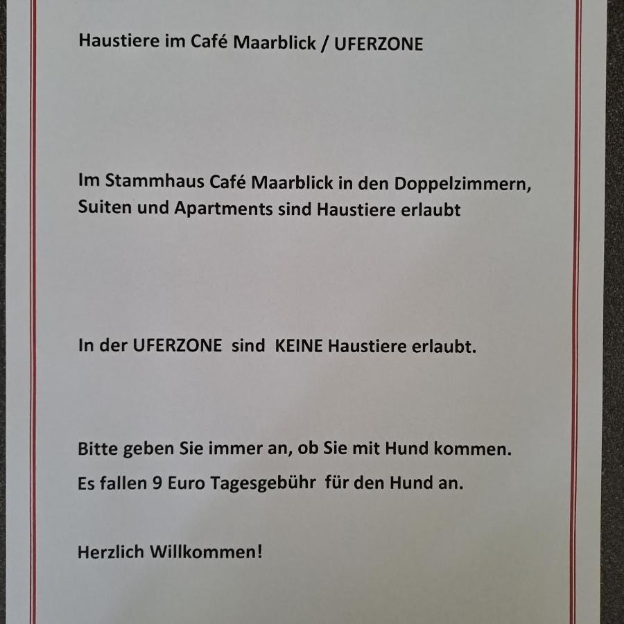 Hotel-Ferienwohnungen Cafe Maarblick Schalkenmehren Εξωτερικό φωτογραφία